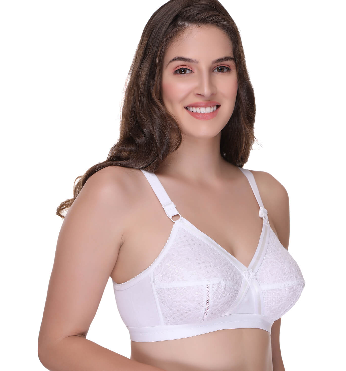 Cotton Non-Padded Air Bra S017, White, Size: Free Sizes at Rs 50